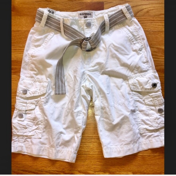 Other - NEW Men’s Express White Men's Cargo Shorts